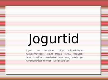 Jogurt