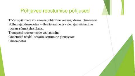 Veekogude reostumine ja kaitse #6