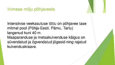 Veekogude reostumine ja kaitse #8