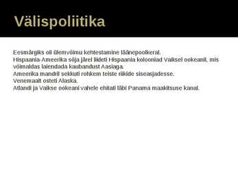 Ameerika Ühendriigid 19 sajand #14