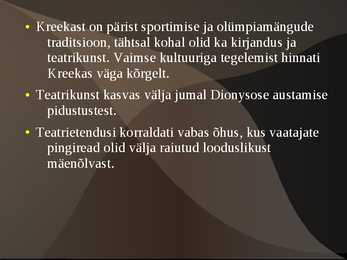 Vanakreeka kunst #3