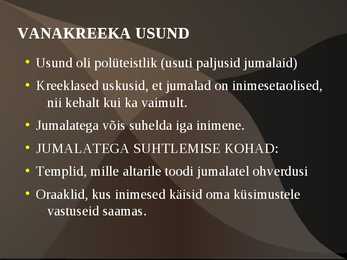 Vanakreeka kunst #5