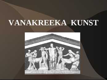 Vanakreeka kunst