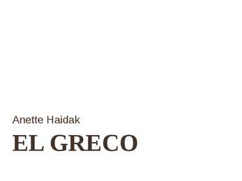 EL GRECO