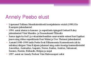 Annely Peebo #3