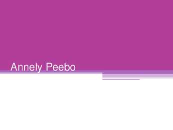 Annely Peebo