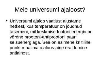 UNIVERSUM #2