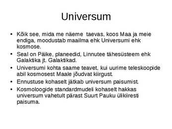 UNIVERSUM #5