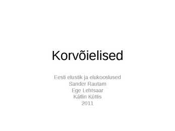 Korvõielised