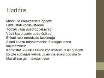 Kultuur ja olme Eesti Vabariigis #8