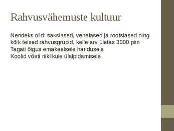 Kultuur ja olme Eesti Vabariigis #10