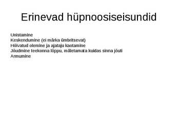Hüpnoos #4