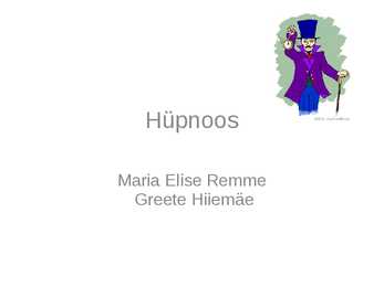 Hüpnoos