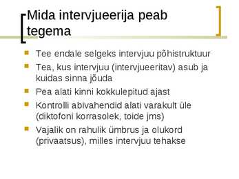 Intervjuud #13