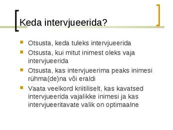 Intervjuud #9