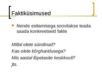 Küsimustikud #12