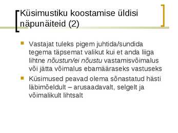 Küsimustikud #15