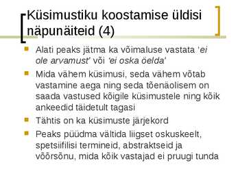 Küsimustikud #17