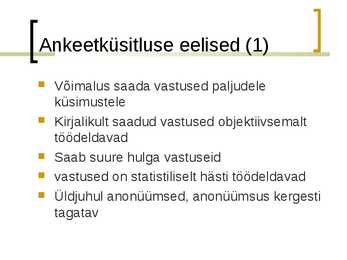 Küsimustikud #18