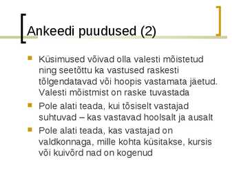 Küsimustikud #21