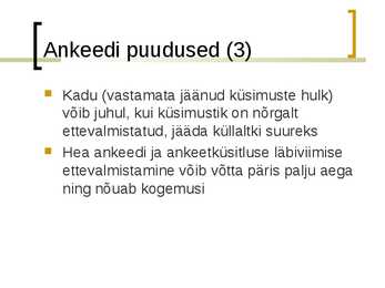 Küsimustikud #22