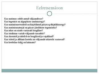 Teadusartikli kirjutamine #29
