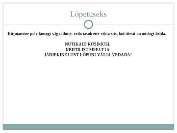 Teadusartikli kirjutamine #32
