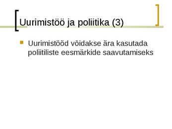 Uurimistöö eetika #13