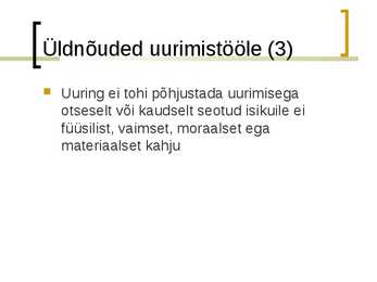 Uurimistöö eetika #5