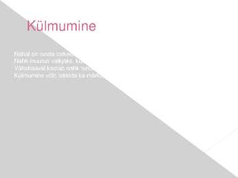Kehaosade külmumine ja kuumenemine-tagajärjed #2