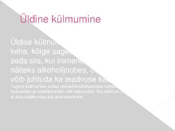 Kehaosade külmumine ja kuumenemine-tagajärjed #11