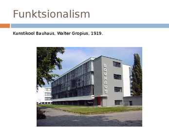 Funktsionalism ja Konstruktivism 1920  aastatel #7