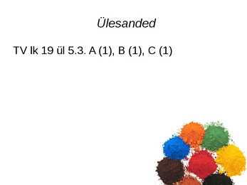 HAPPELISED JA ALUSELISED OKSIIDID-OKSIIDIDE SAAMINE #11