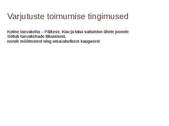 Varjutused #12