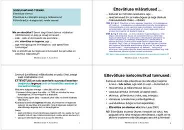 Ettevõtluse olemus #2