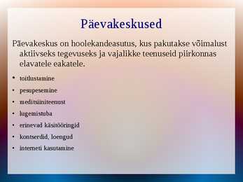 EAKATE HOOLDUSVORMID ESITLUS #11