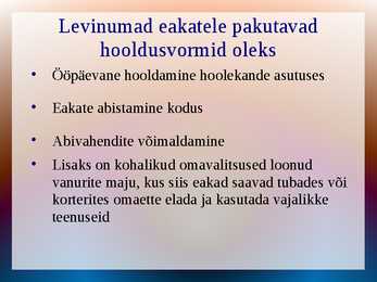 EAKATE HOOLDUSVORMID ESITLUS #3