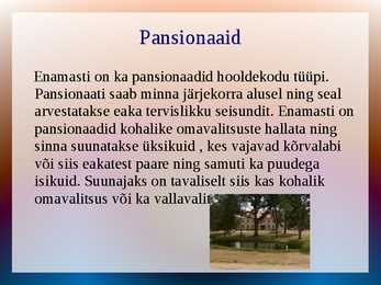 EAKATE HOOLDUSVORMID ESITLUS #9