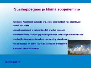 ÕHUSAASTUMINE-SAASTETASUD; SAASTEKVOODID #13