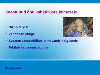 ÕHUSAASTUMINE-SAASTETASUD; SAASTEKVOODID #10