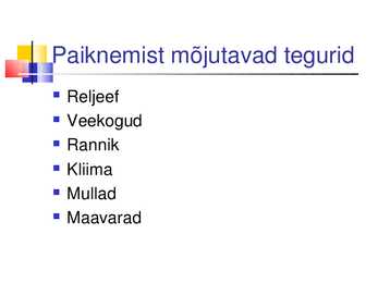 Rahvastiku paiknemine ja tihedus Eestis #4