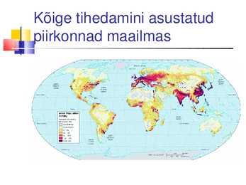 Rahvastiku paiknemine ja tihedus Eestis #6