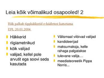 Uudise ülesehitus #8
