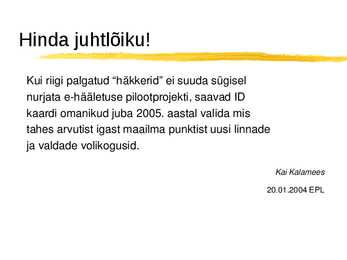 Uudise ülesehitus #10