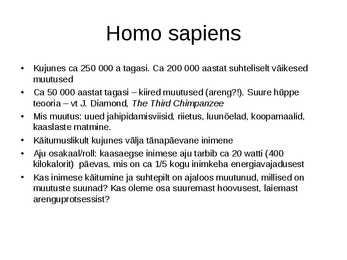 SP2 Inimsuhete ajalugu #6