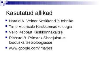 Keskkonnakaitse esitlus #14