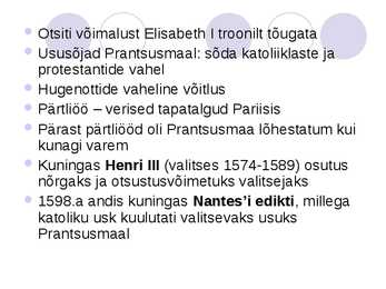 VARAUUSAEG #23