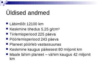 Planeet Veenus #2