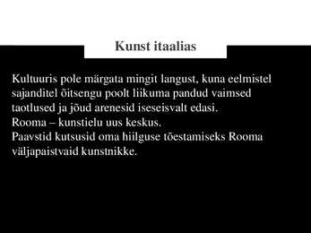 Kunst Itaalias 16 sajandil-Leonardo ja Raffael #3