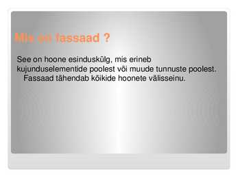 Erinevad fassaadikivid #2
